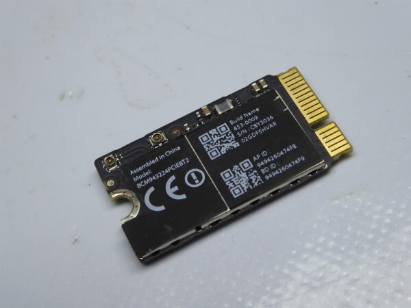 Apple MacBook Air A1465 WLAN Bluetooth Airport Karte 653-0009 Mid 2012 #4052