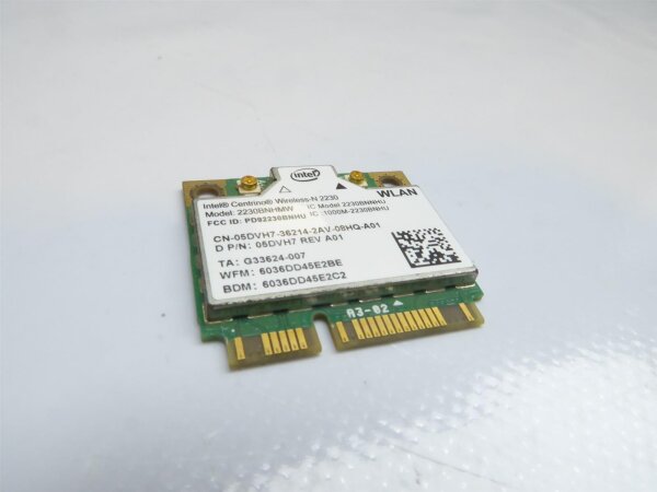 Dell Inspiron 15R-5521 Intel Centrino WLAN Karte Wifi Card N 2230 05DVH7 #4096