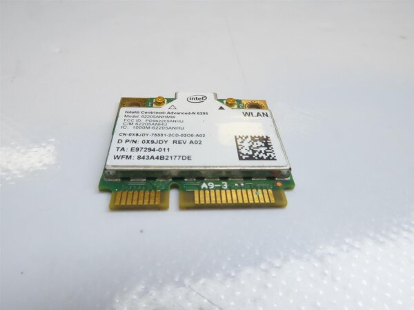 Dell Latitude E5530  WLAN Karte Wifi Card Intel N 6205 0X9JDY #3191