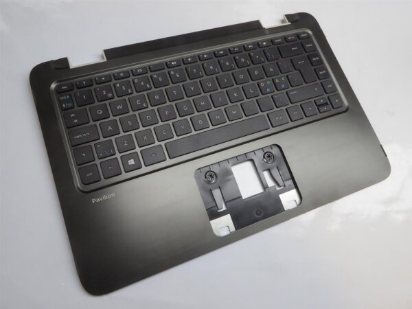 HP Pavilion 13 x360 Gehäuseoberteil mit Tastatur Keyboard QWERTY Nordic EAY62004010 #4036