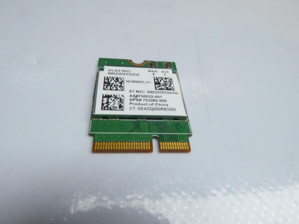 HP SlateBook 14-p000no WLAN Karte Wifi Card 750532-001 #4107