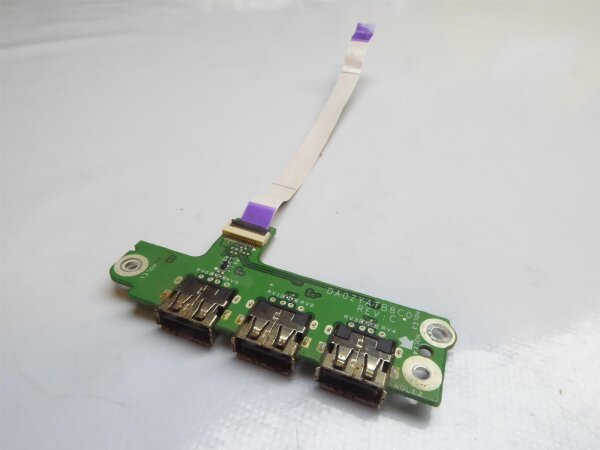 Acer Aspire 8943G Serie Triple USB Port Board mit Kabel DA0ZYATB8C0 #4138