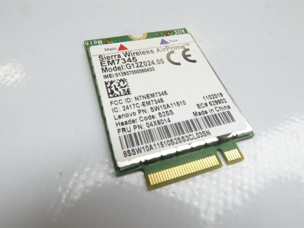Lenovo ThinkPad X240 Sierra Wireless AirPrime WWAN Karte 04X6014 #3885