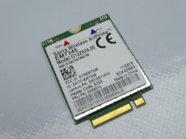 Lenovo ThinkPad X240 LTE WWAN Karte Card 04X6014 #3885