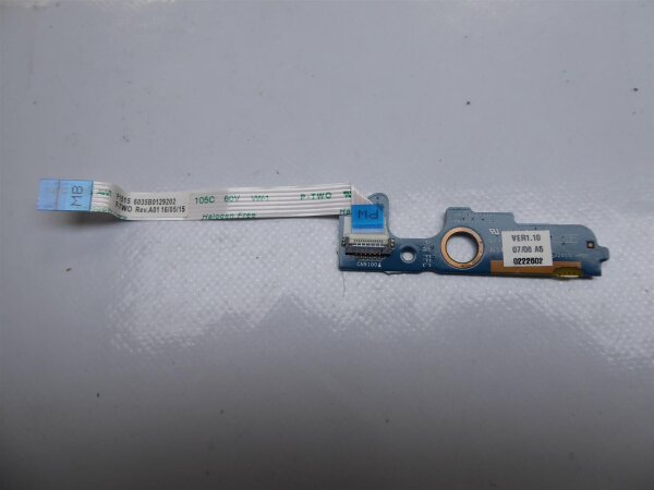 HP EliteBook 850 G3 Powerbutton Board mit Kabel 6050A2727401 #4177