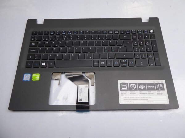 Acer Aspire E 15 E5-574G-54XQ Gehäuse Oberteil + nordic Keyboard!!  #4209