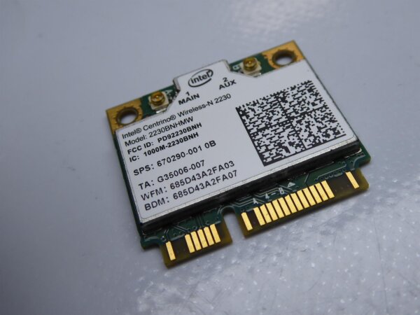 HP Pavilion DV7 7000 Serie WLAN Karte Wifi Card 670290-001 #4210