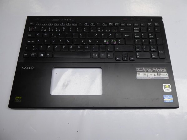 Sony Vaio SVS151E2AM Gehäuse Oberteil incl. nordic Keyboard 045-0001-227_A #4211