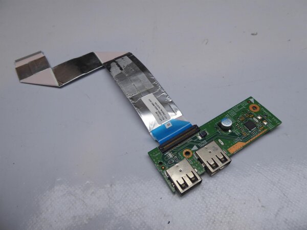 Medion Akoya S6415T Dual USB SD Board mit Kabel 450.00Z01.0002  #4237