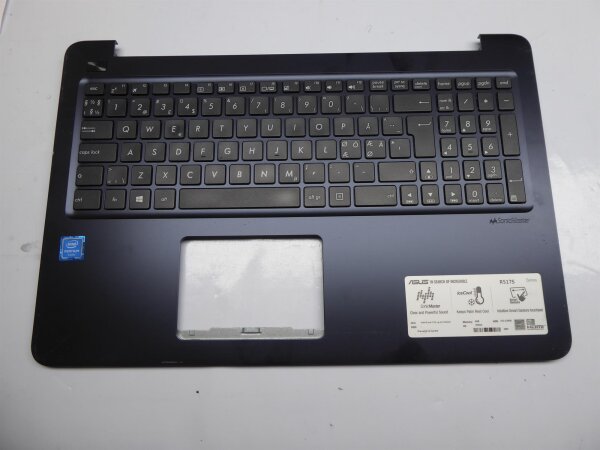 Asus R517S Gehäuse Oberteil incl. nordic Keyboard 13N0-0022AP0201 #4251