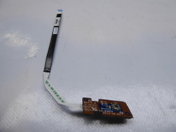 Toshiba Satellite P850-132 Powerbutton Board mit Kabel LS-8391P #4279