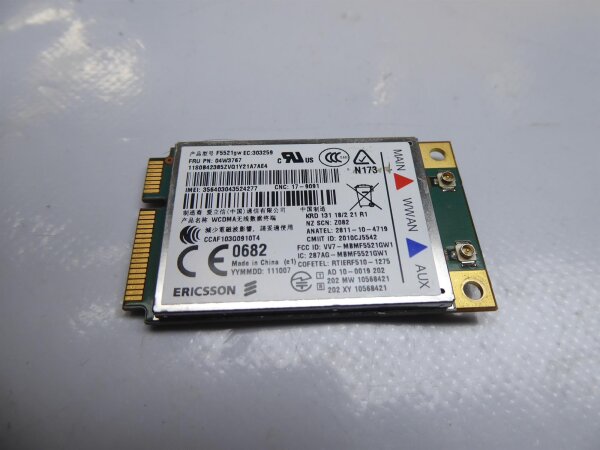 Lenovo ThinkPad T520 WWAN UMTS Karte 04W3767 #2969