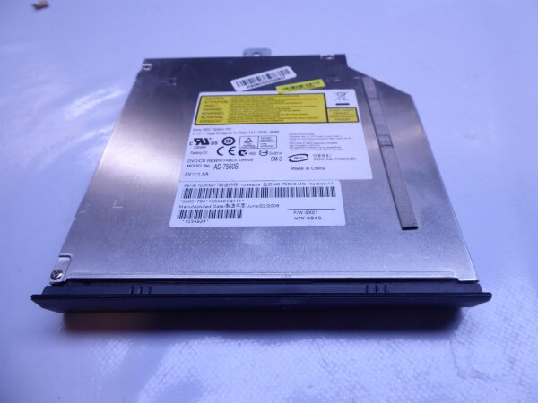 MSI GX 620 MS-1651 SATA DVD RW Laufwerk 12,7mm AD-7560S  #2516