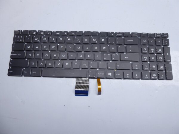 MSI GT72S 6QE ORIGINAL Keyboard nordic Layout V143422FK1   #4293