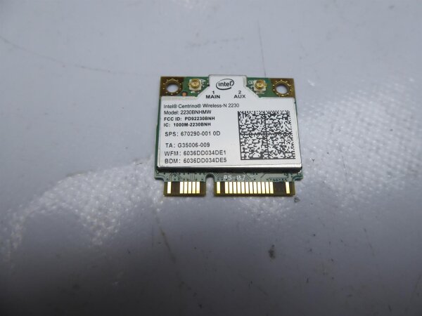 Medion Akoya P7818 WLAN WiFi Karte Card 2230BNHMW #4191