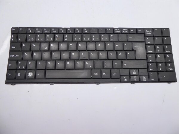 Medion Akoya P7612 Tastatur Keyboard QWERTY Danish Layout MP-09A96DK-4421 #3540