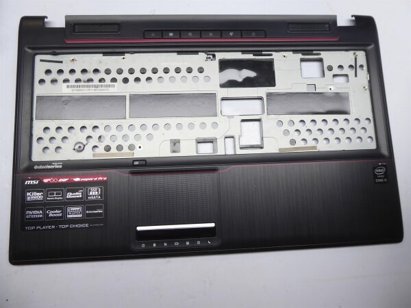 MSI GP60 2QF Leopard Gehäuse Oberteil Top Case Touchpad 01-WX16GD-SJ0001B #4201