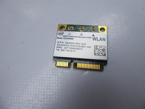 Dell Latitude E5420 WLAN WiFi Karte Card 04W00N #3169
