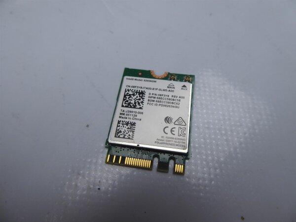 Dell Latitude E7480 WLAN WiFi Karte Card 08F3Y8 #4369