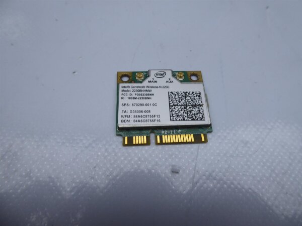 Medion Akoya P7816 WLAN WiFi Karte Card 2230BNHMW #4373