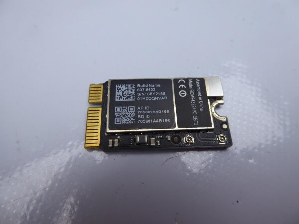 Apple MacBook Air A1465 Airport WLAN Bluetooth Karte 607-8822 Mid 2012 #4052