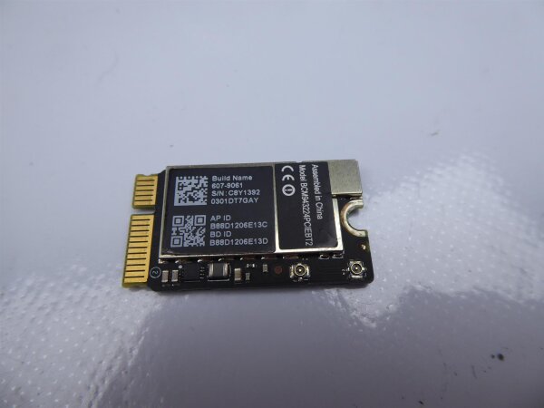 Apple MacBook Air A1465 Airport WLAN Bluetooth Karte 607-9061 Mid 2012 #4052