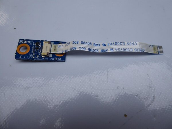 Clevo W350ST Power Button Board mit Kabel 6-71-W35S7-D01 #4405