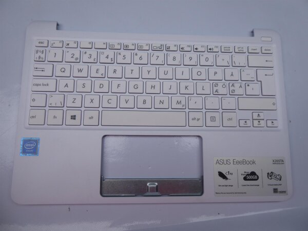 Asus EeeBook X205T Gehäuse Oberteil Nordic Layout 13NB0731AP0421 #4411