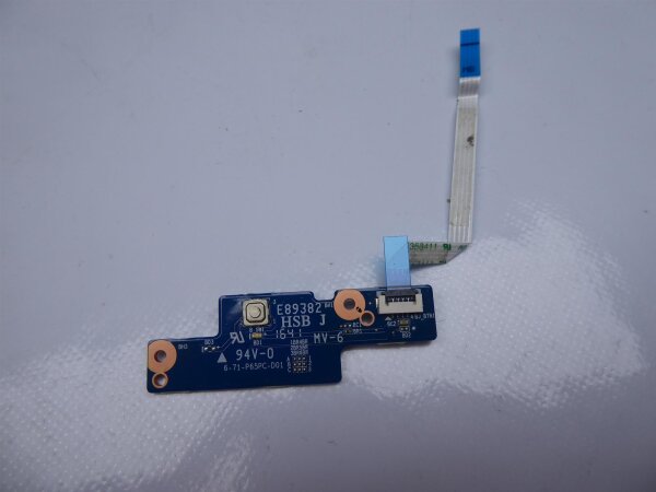 Schenker XMG P507 Clevo P651RP6-G Power Button Board Kabel 6-71-P65PC-D01 #4416
