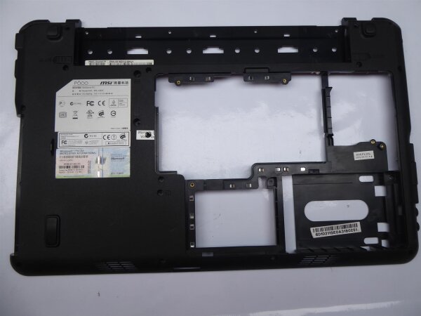 MSI P600 Gehäuse Unterteil Bottom Case E2P-6D1D2XX-SE0 #4417
