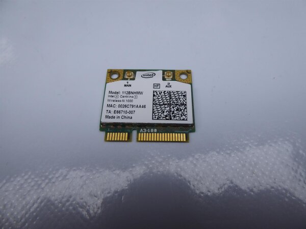 MSI GT663R WLAN WiFi Karte Card 112BNHMW #4433