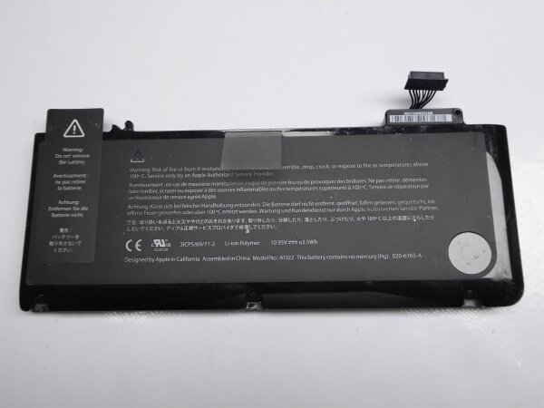 Apple MacBook Pro 13 A1278 ORIGINAL AKKU Batterie A1322 Early 2011 LZ unter 50