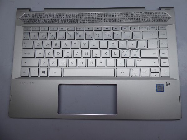 HP Pavilion X360 Gehäuse Oberteil Handauflage Nordic Layout L18195-001 #4281